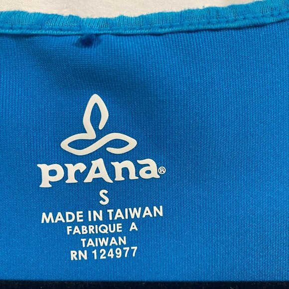 prAna Electric Blue Mika Double Layer Racerback Tank Top Size‎ S - Picture 3 of 9